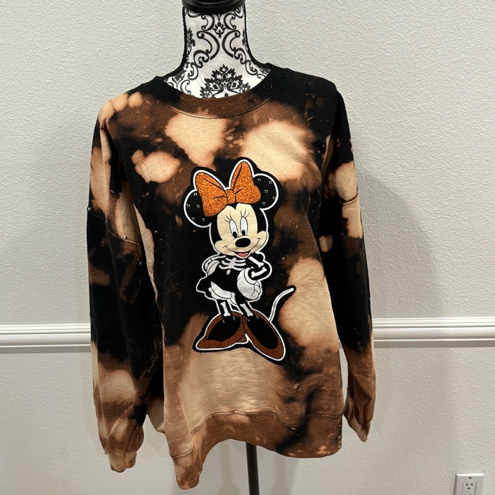 Halloween Disney Vintage Minnie Mouse Sweatshirt